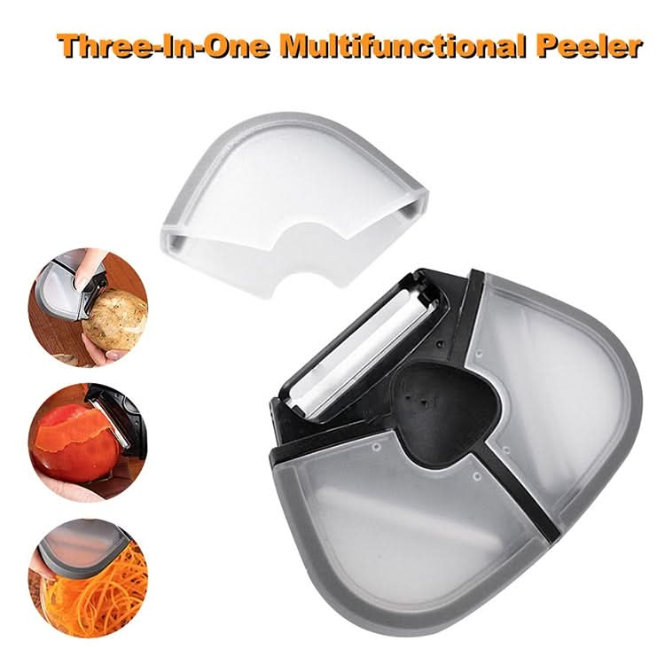 Multifunctional Stainless Steel Creative Peeler Three-in-one Peeler Grater - Reluova