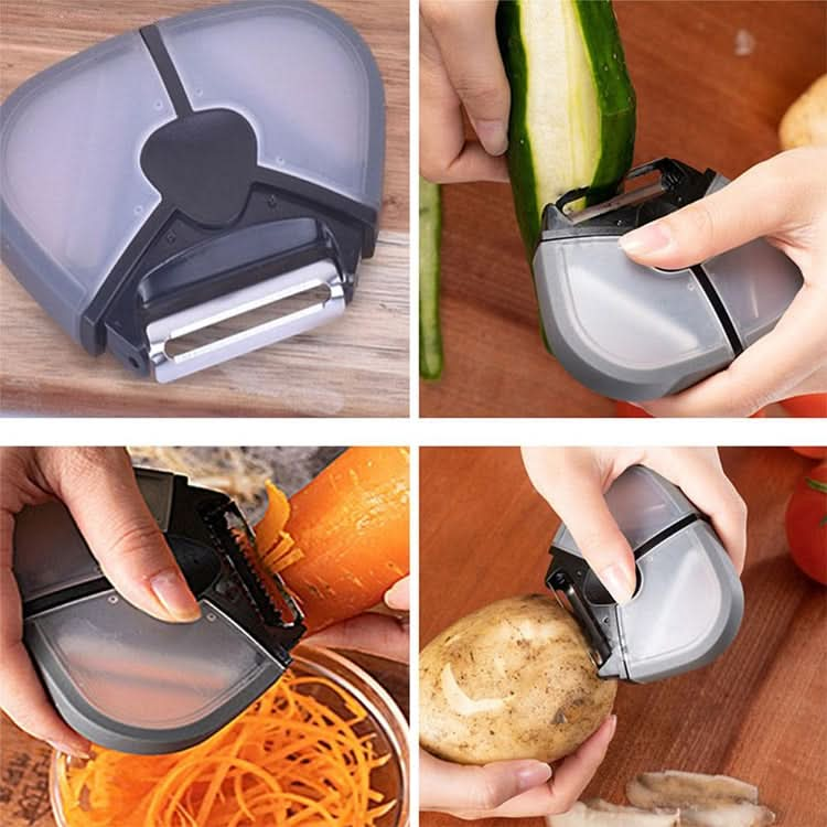 Multifunctional Stainless Steel Creative Peeler Three-in-one Peeler Grater - Reluova