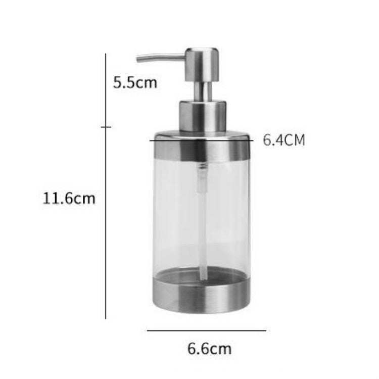 Stainless Steel Hand Soap Dispenser Disinfectant Hand Sanitizer Bottle My Store