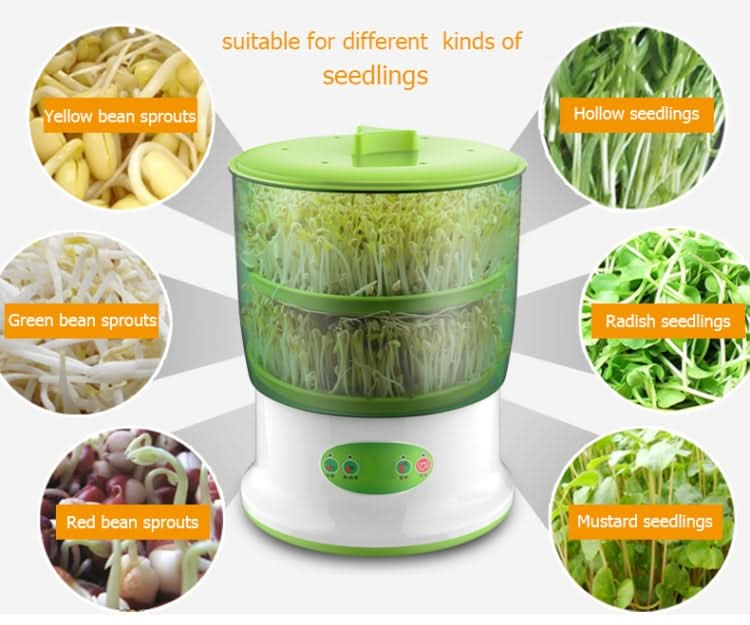 Intelligent Bean Sprouts Maker Household Upgrade Large Capacity Thermostat Green Seeds Growing Automatic Sprout Machine - Reluova