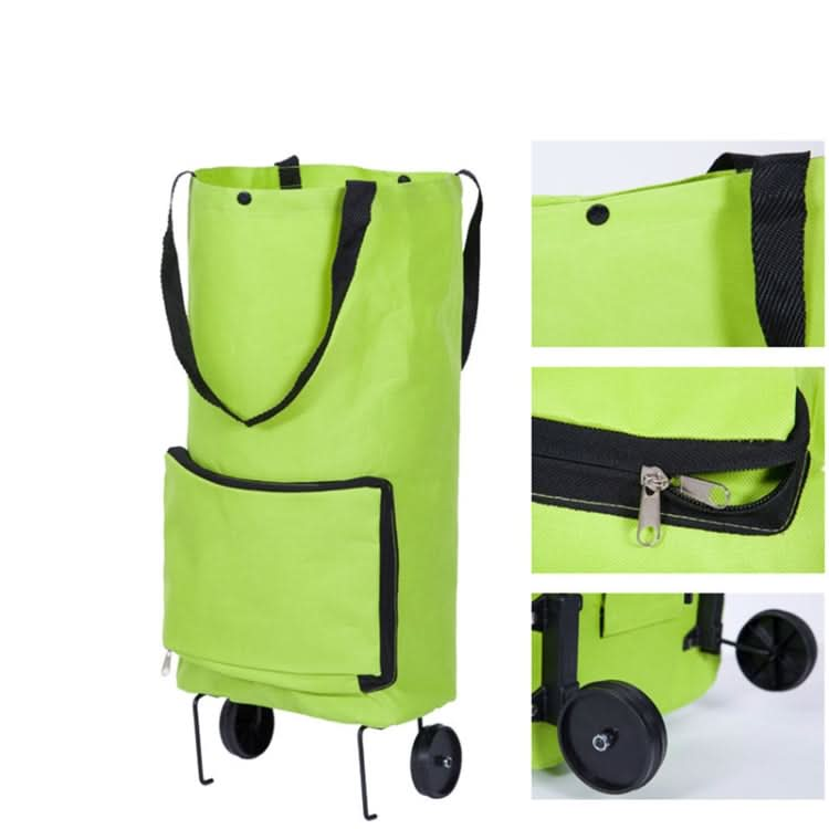 Reusable Folding Portable Shopping Bags Buy Vegetables Bag High Capacity Shopping Food Organizer Trolley Bag Wheels Bag Handbag Reluova