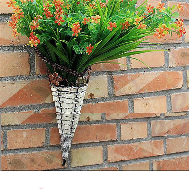 Wall Wicker Hanging Rttan Vase Basket Farm Decoration, Random Color Delivery My Store