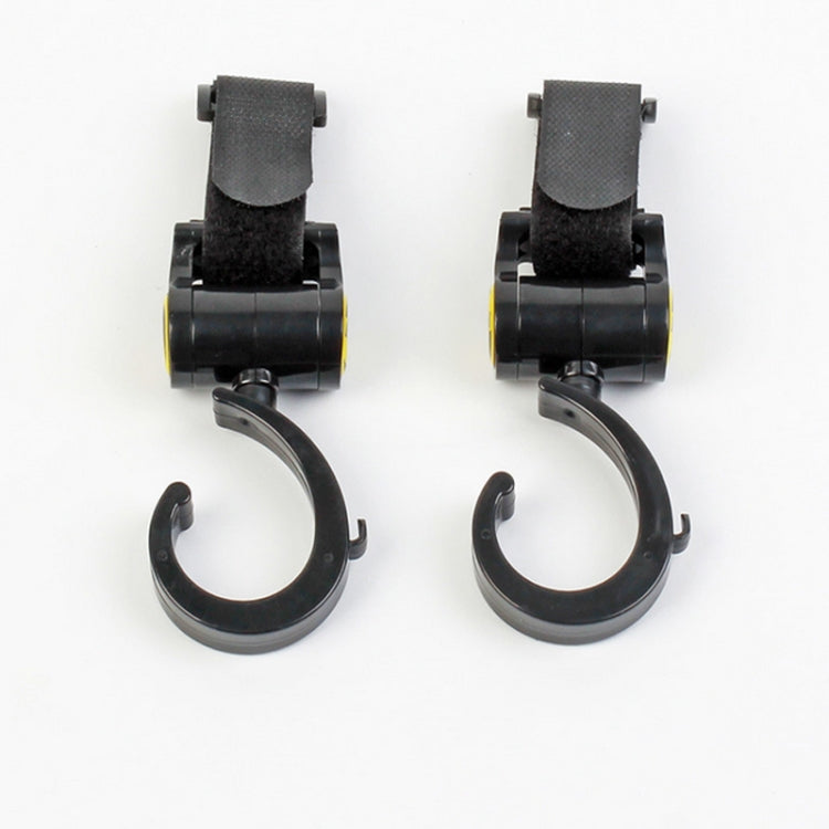 2 PCS/LOT Baby Stroller Accessories Hook Multifunction Baby Stroller Black Plastic Hook-Reluova