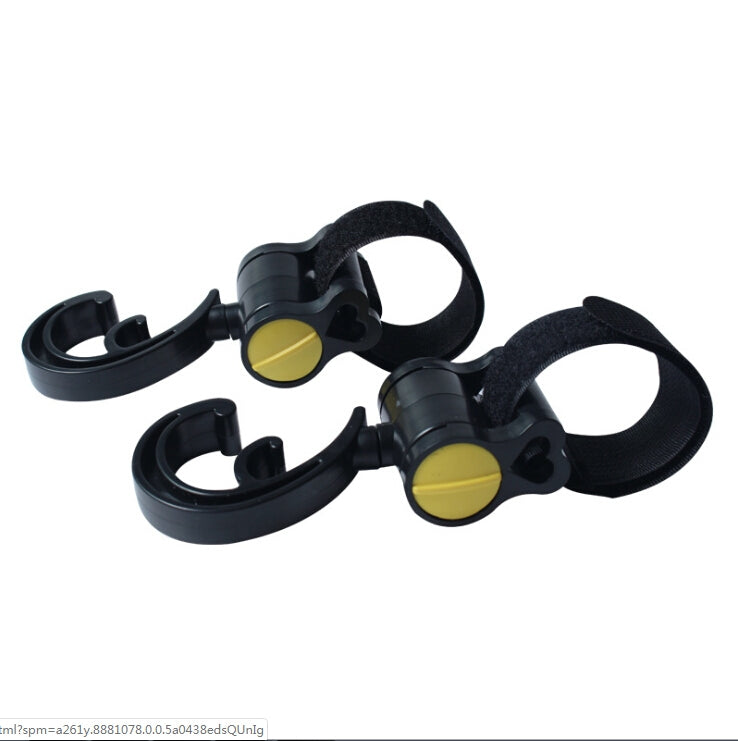 2 PCS/LOT Baby Stroller Accessories Hook Multifunction Baby Stroller Black Plastic Hook-Reluova