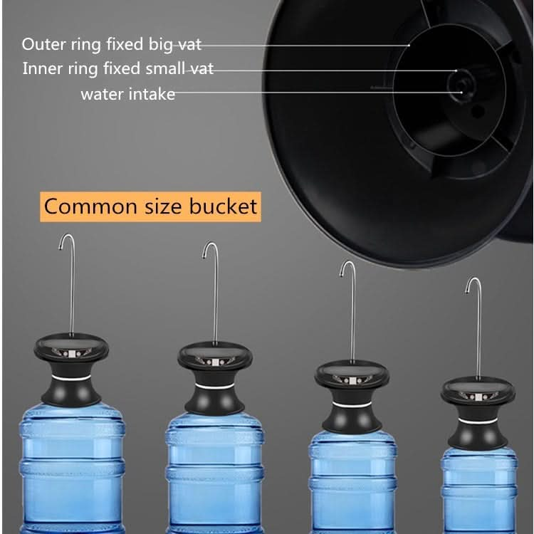 Tray Bucket Water Pump USB Rechargeable Wireless Electric Mineral Water Bucket Automatic Water Dispenser - Reluova