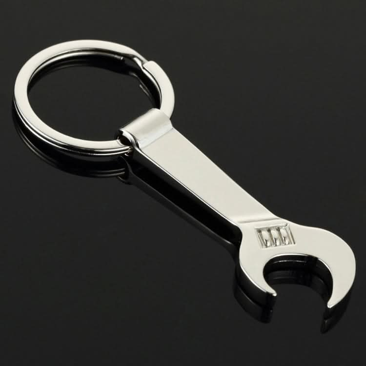 2 PCS Simulation Personality Wrench Bottle Opener Metal Keychain Car Pendant-Reluova