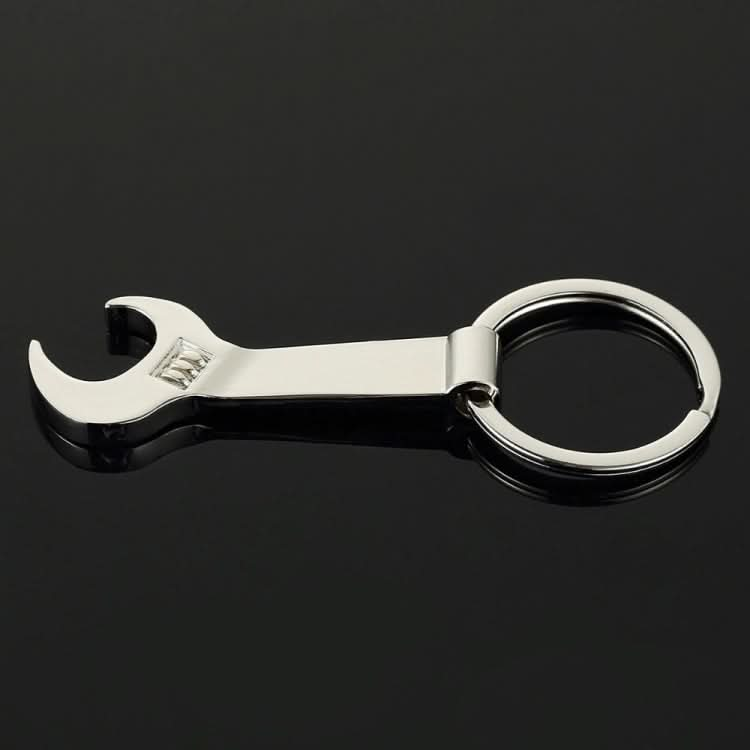 2 PCS Simulation Personality Wrench Bottle Opener Metal Keychain Car Pendant-Reluova