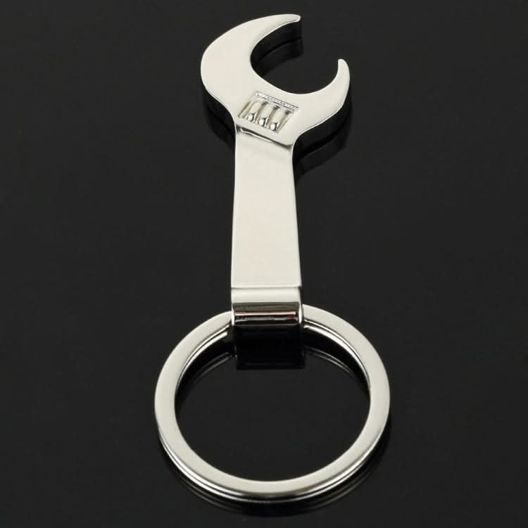 2 PCS Simulation Personality Wrench Bottle Opener Metal Keychain Car Pendant-Reluova