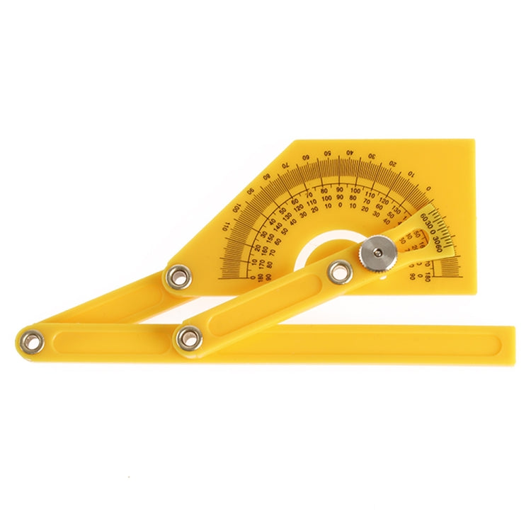 Template Tool Protractor Instrument Measuring Arm Ruler 180 Degree Woodworking Ruler My Store