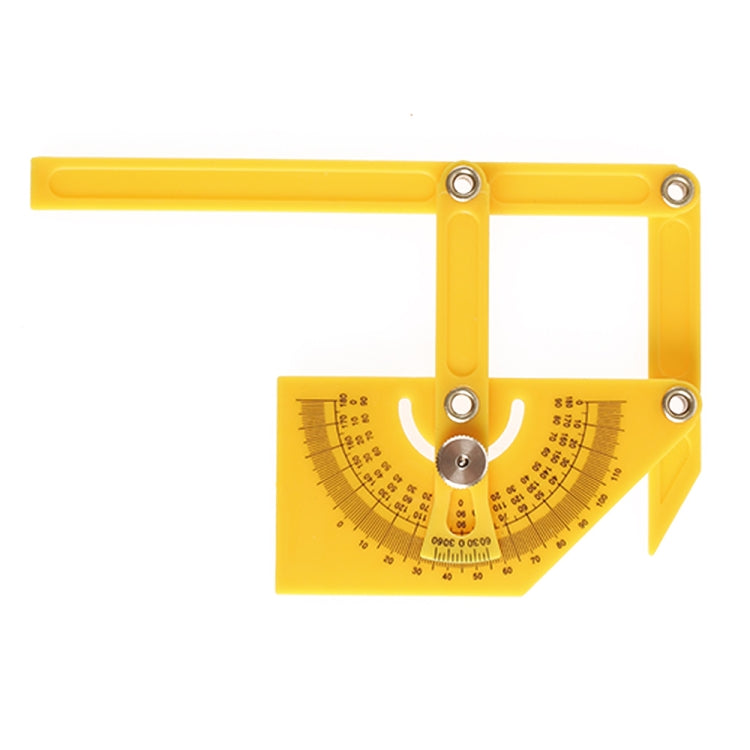 Template Tool Protractor Instrument Measuring Arm Ruler 180 Degree Woodworking Ruler My Store