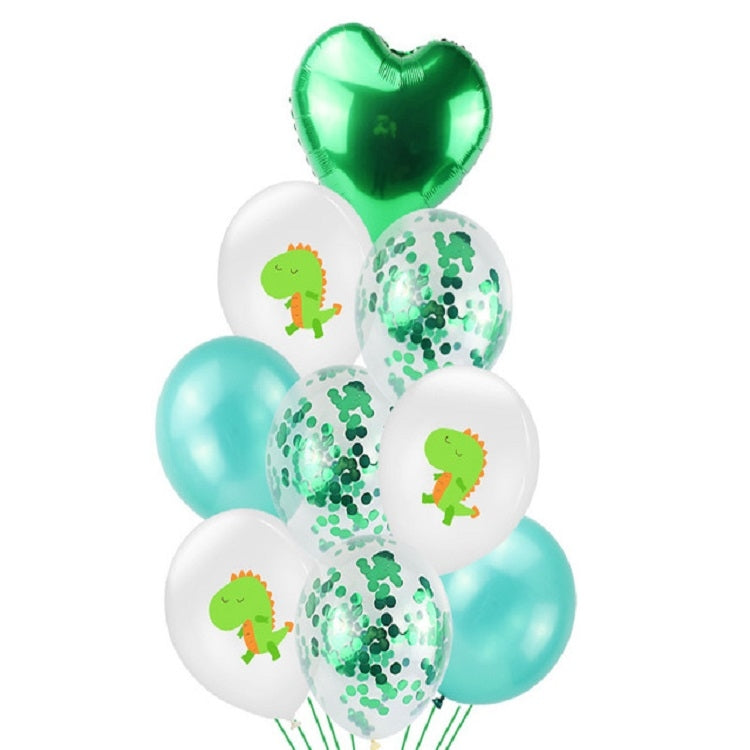 Birthday Party Dinosaur Latex Sequin Balloon Party Atmosphere Decoration Dinosaur Set