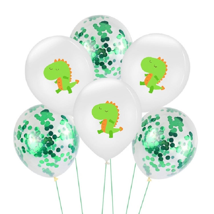 Birthday Party Dinosaur Latex Sequin Balloon Party Atmosphere Decoration Dinosaur Set My Store