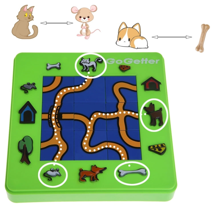 Go Getter Cat and Mouse Toy Board Cartoon Puzzle Maze Intelligence Game Gift Reluova