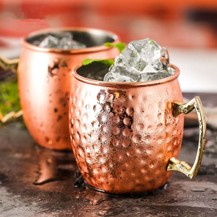 Copper Plating Stainless Steel Mug Cocktail Glass Beer Mug - Reluova