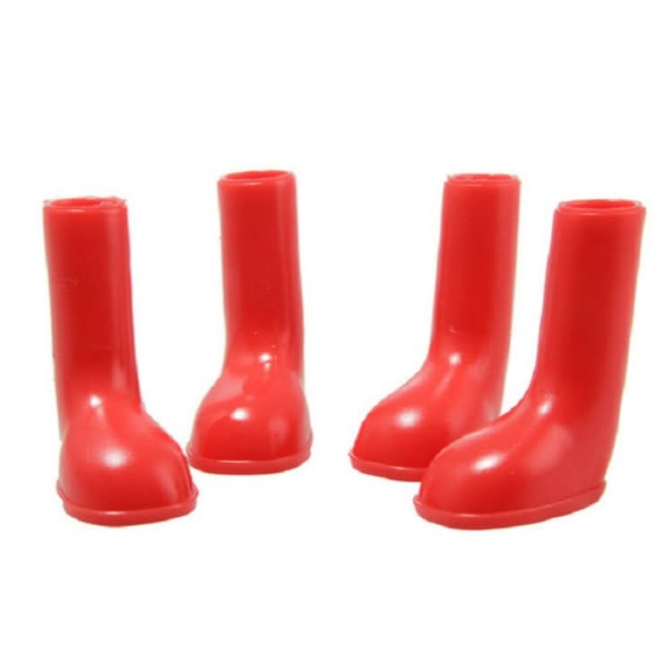 4 PCS/Set Pet Rain Boots Waterproof Non-slip Dog Shoes-Reluova