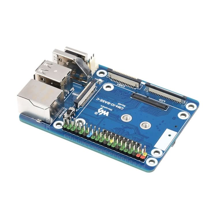 Waveshare CM4-IO-BASE-C For Raspberry Pi Compute Module 4 Mini Base Board, 23228 My Store