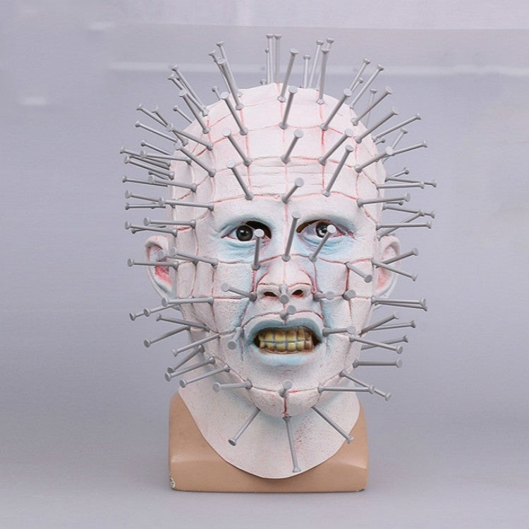 Halloween hat Hellraiser Scary Pinhead Masks Grimace Monster Adult Cosplay