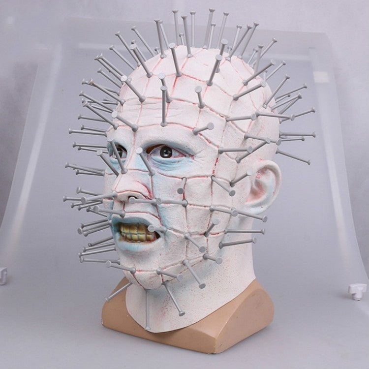 Halloween hat Hellraiser Scary Pinhead Masks Grimace Monster Adult Cosplay