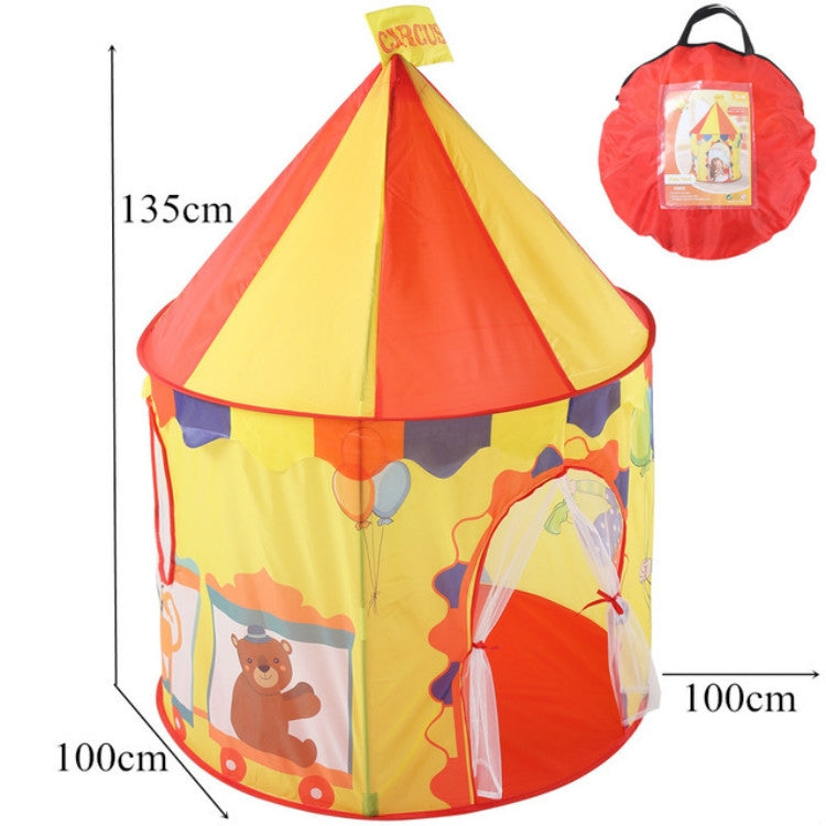 Children Toy House Yurt Folding Game Tent