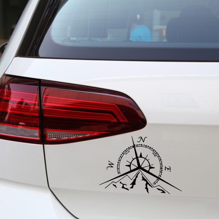 5 PCS NSWE Fashion Mountains Compass Rose Decal Nautical Compass Navigate Car Sticker, Size: 13.7x9.4cm ÎҵÄÉ̵ê