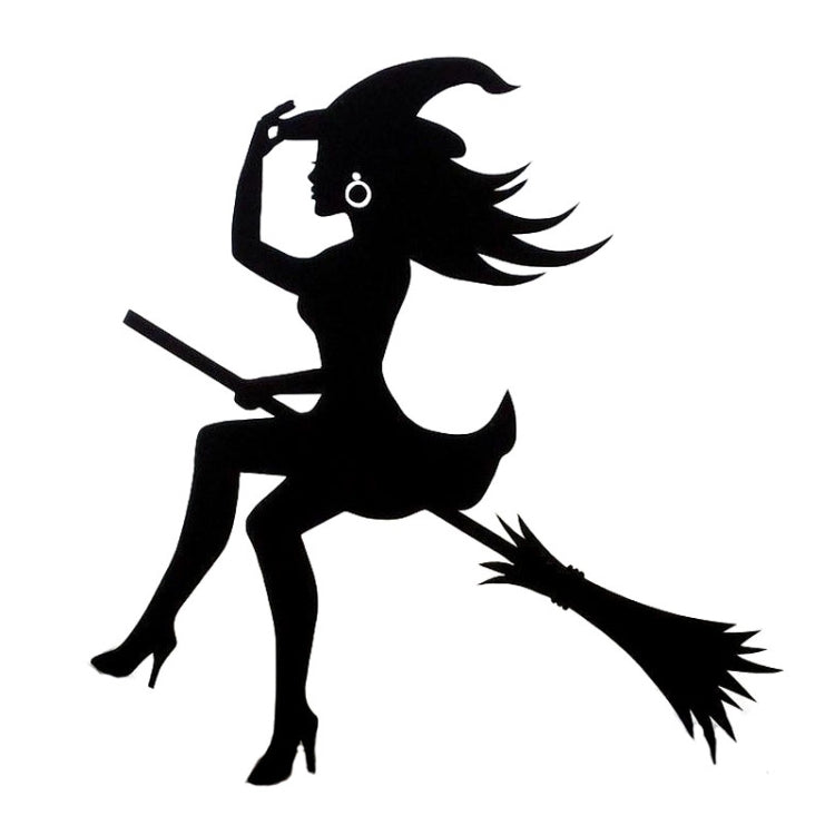 Sexy Witch Fashion Car Sticker Vinyl Decals Decor, Size: 15x14cm ÎҵÄÉ̵ê