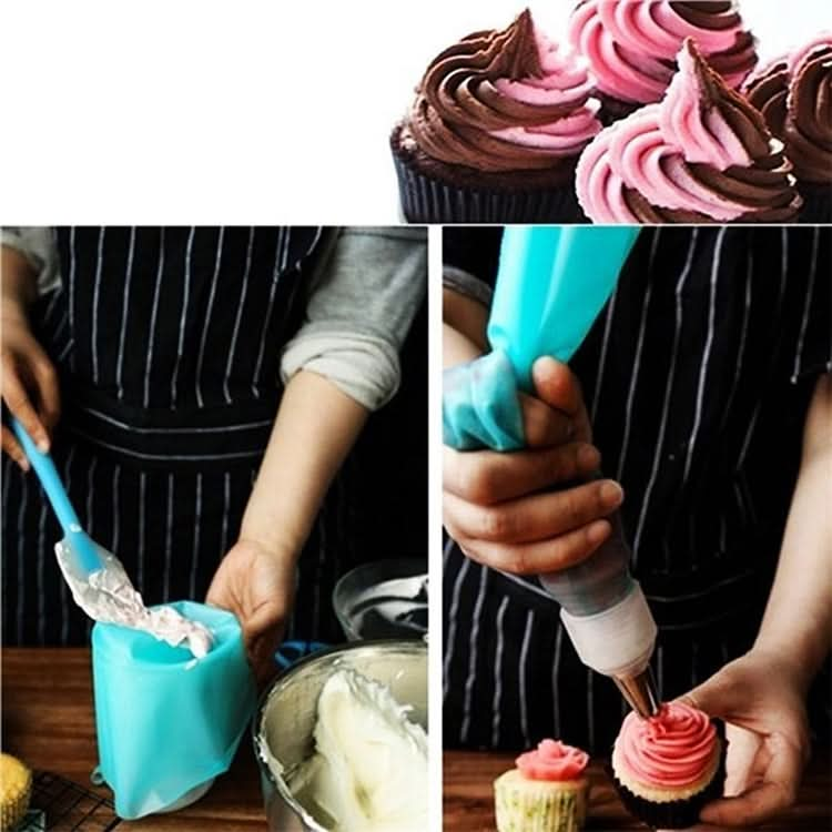 4 PCS Silicone Icing Piping Cream Pastry Bag Nozzle DIY Cake Decorating Tools-Reluova