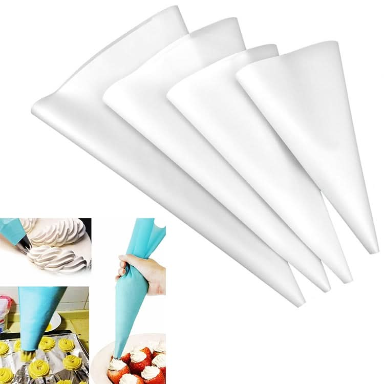 4 PCS Silicone Icing Piping Cream Pastry Bag Nozzle DIY Cake Decorating Tools-Reluova