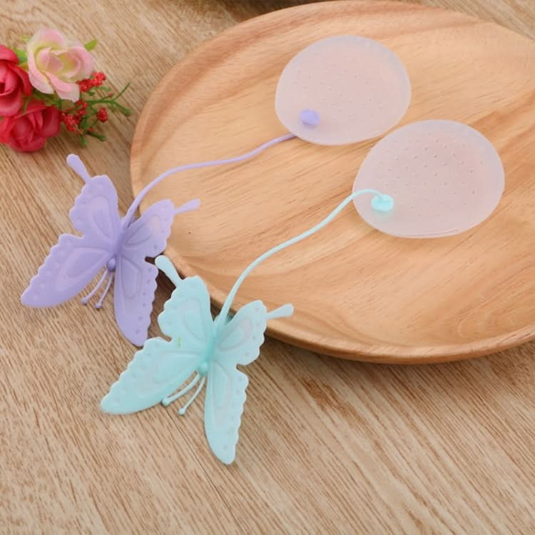 Silicone Tea Maker Butterfly Tea Leak Random Color Delivery Reluova