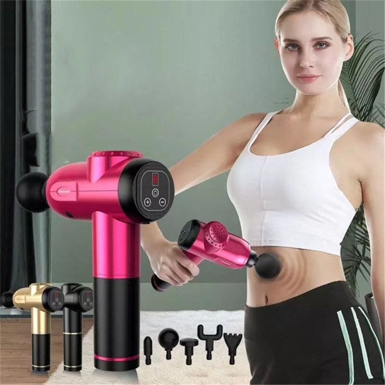 9 Gears Mini Fascia Gun Massage Gun Electric Fitness Massager-Reluova