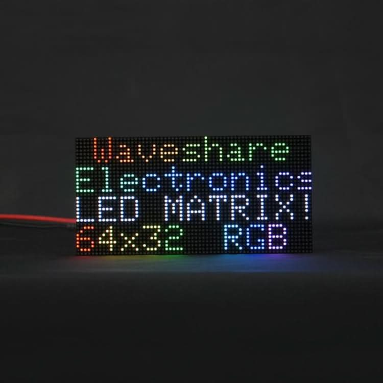 Waveshare RGB Full-color LED Matrix Panel, 2.5mm Pitch, 64x32 Pixels, Adjustable Brightness, 23707 My Store