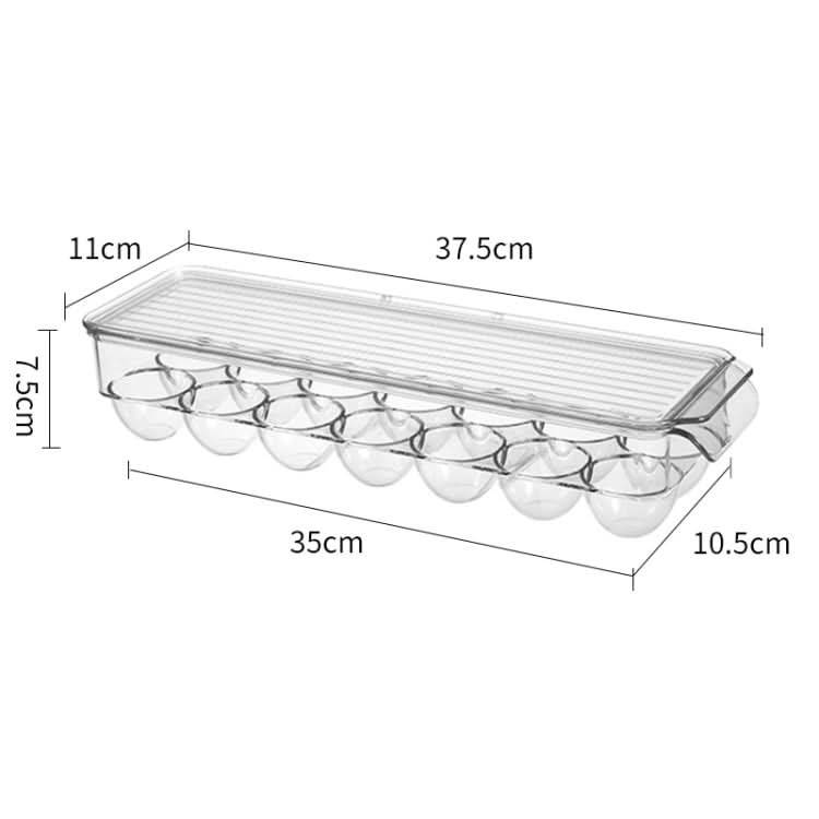 Kitchen Refrigerator Storage Box Compartment with Lid Egg Storage Box - Reluova