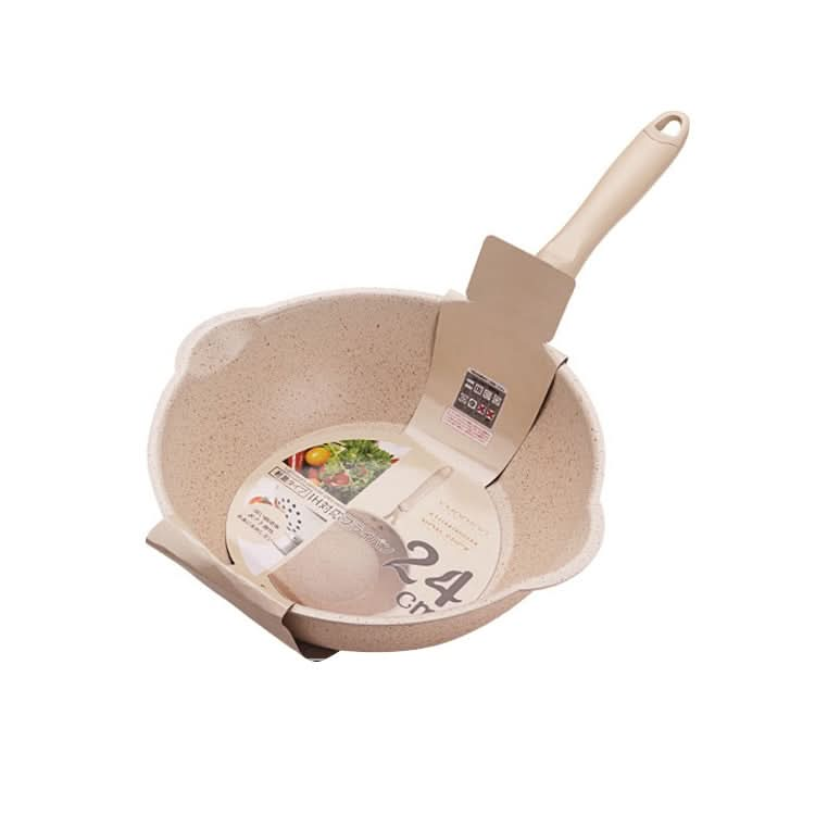 Thick Bottom Maifan Stone Household Small Frying Pan Non Stick Pan Deep Frying Pan Reluova