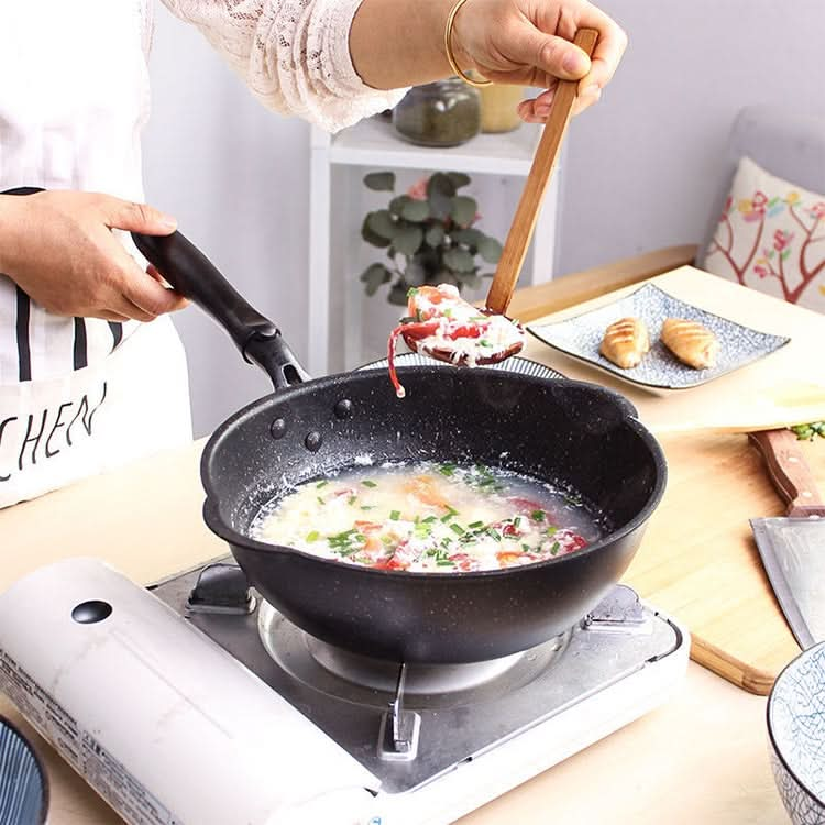 Thick Bottom Maifan Stone Household Small Frying Pan Non Stick Pan Deep Frying Pan Reluova