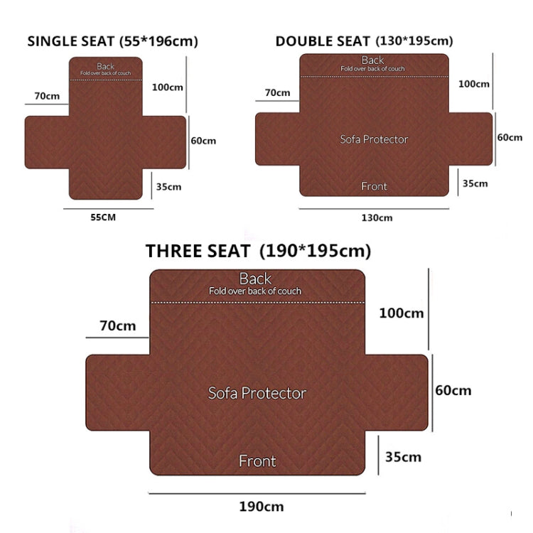 Reversible Machine Washable Sofa Couch Covers Anti-slip Recliner Sofa Protective Mat for Pet Dogs Cats My Store