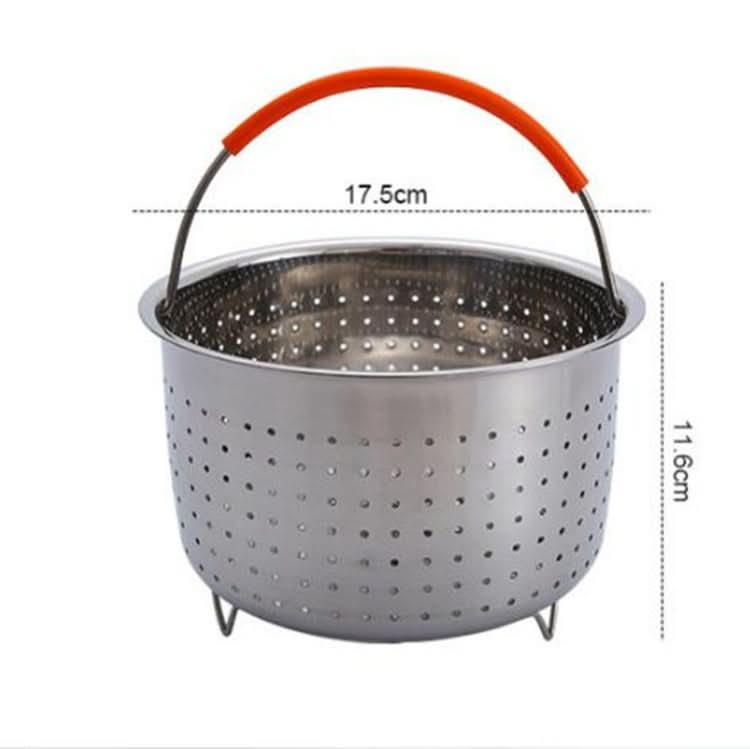 Stainless Steel Steaming Basket Plug-in Silicone Handle Pressure Cooker Steamer Kitchen Cooker Accessories Reluova