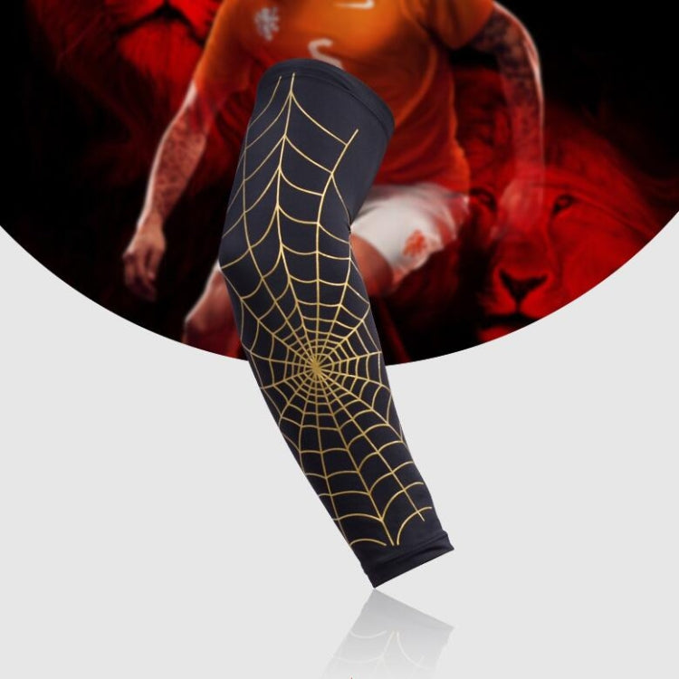 Professional Basketball Sports Spider Web Arm Guards Anti-skid Lengthened Elbow Guards Reluova