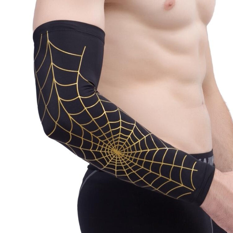 Professional Basketball Sports Spider Web Arm Guards Anti-skid Lengthened Elbow Guards Reluova