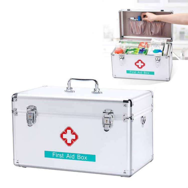 Emergency Aluminum Medicine Cabinet for Household Aluminum Alloy Medicine Box Enterprise Reluova