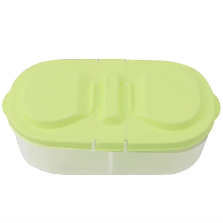 Fresh Fruit Snacks Storage Double Cell Clamshell Crisper Plastic Food Box - Reluova