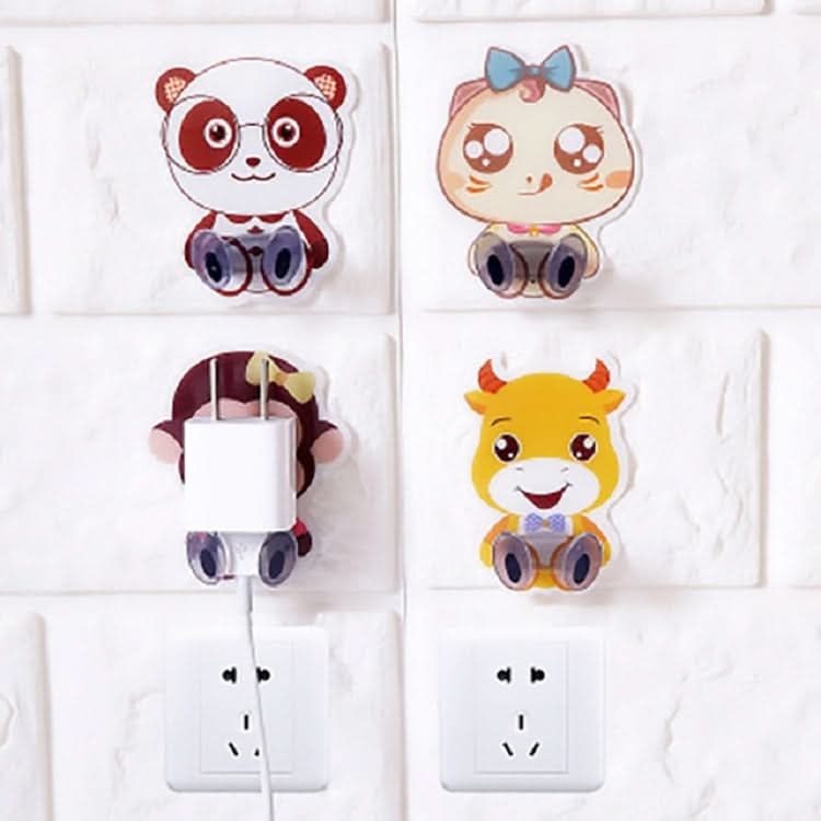 10pcs Multifunctional Household Wire Plug Cartoon Hook