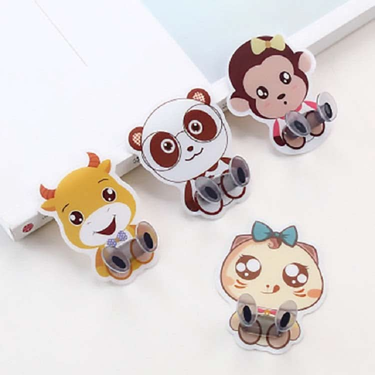 10pcs Multifunctional Household Wire Plug Cartoon Hook