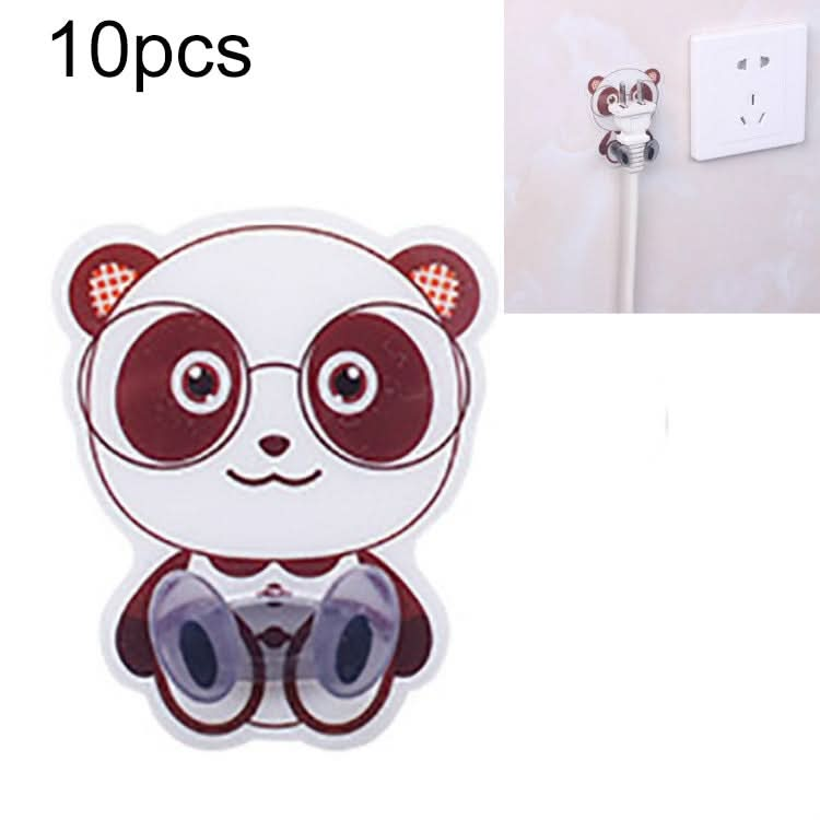 10pcs Multifunctional Household Wire Plug Cartoon Hook