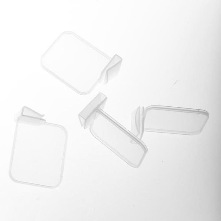 4pcs / Set Refrigerator Internal Drawer Shelf Classification Partition Plastic Transparent Baffle-Reluova