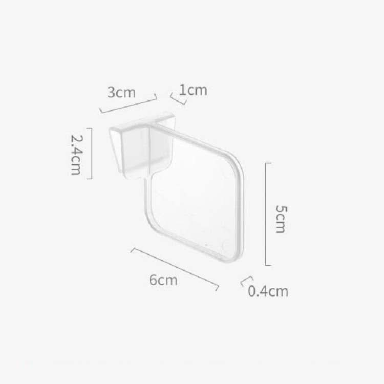 4pcs / Set Refrigerator Internal Drawer Shelf Classification Partition Plastic Transparent Baffle-Reluova