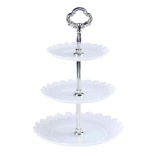 Party Birthday Three-layer Fruit Plate Cake Stand Dessert Storage Rack - Reluova