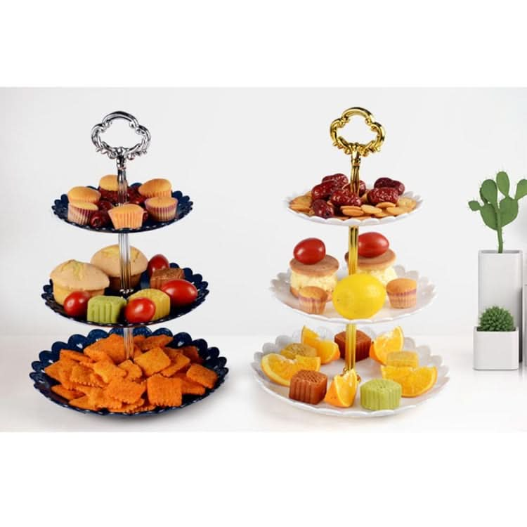 Party Birthday Three-layer Fruit Plate Cake Stand Dessert Storage Rack - Reluova