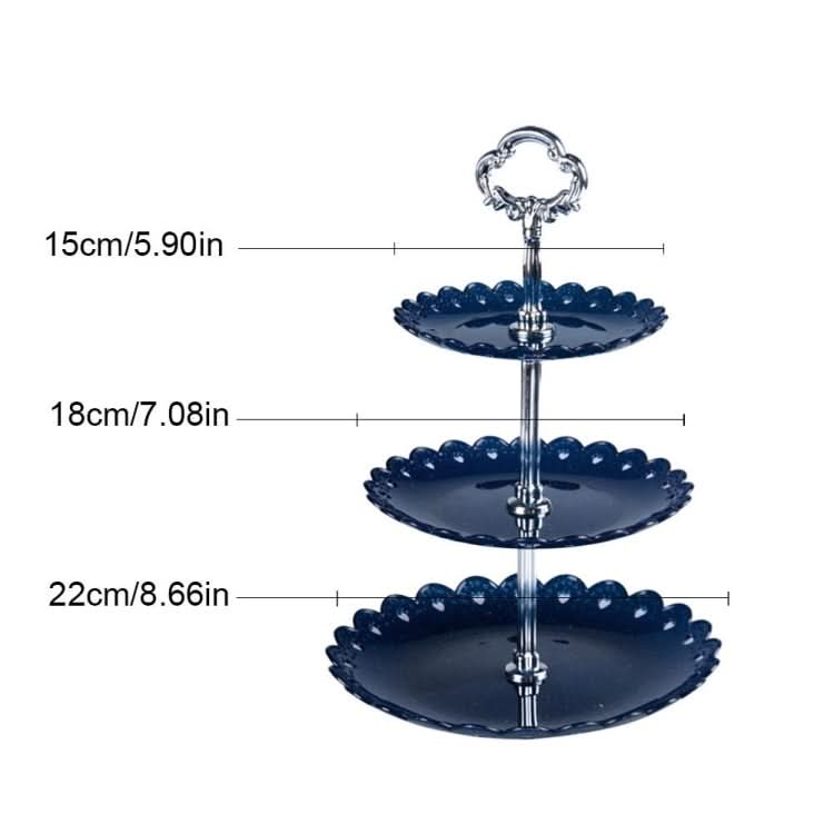 Party Birthday Three-layer Fruit Plate Cake Stand Dessert Storage Rack - Reluova