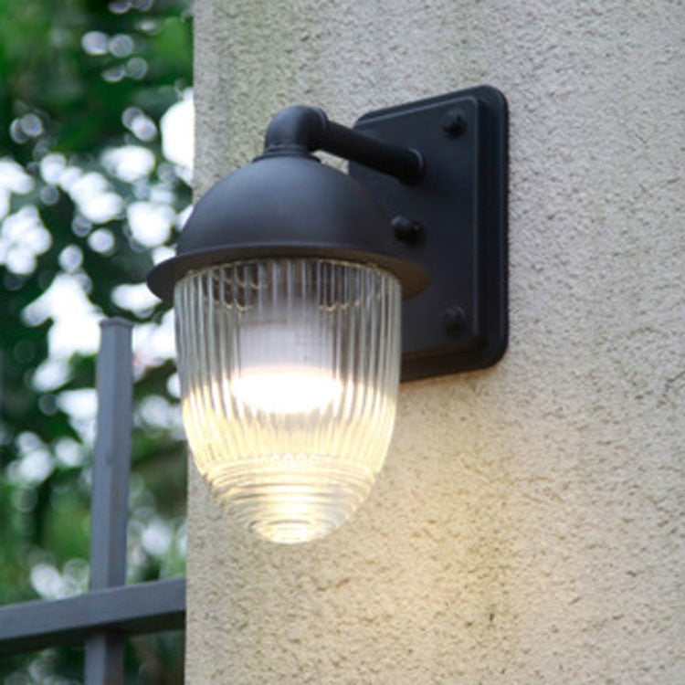 Waterproof Rust-proof Glass Ball Outdoor Wall Lamp Courtyard Exterior Wall Balcony Corridor Light My Store