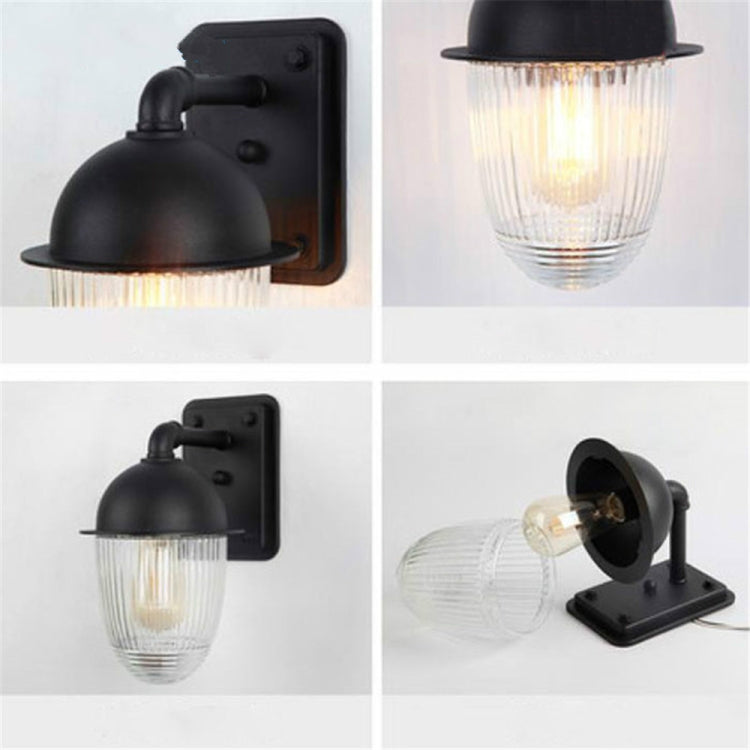 Waterproof Rust-proof Glass Ball Outdoor Wall Lamp Courtyard Exterior Wall Balcony Corridor Light My Store