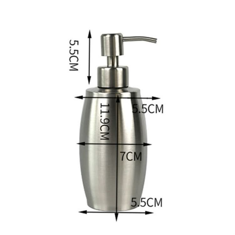 Stainless Steel Soap Dispenser Oval Hand Sanitizer Bottle